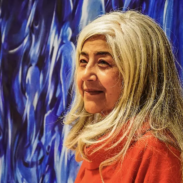 1. Mahbuba Maqsoodi in der Ausstellung GLAUBHAFT, Städtische Galerie Neunkirchen