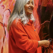 4. Mahbuba Maqsoodi in der Ausstellung GLAUBHAFT, NK