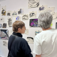 12. Ausstellung Menschen ohne Parkplatz, Vernissage, Albert Herbig 12. Ausstellung Menschen ohne Parkplatz, Vernissage, Albert Herbig