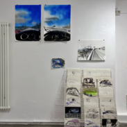 14. Ausstellungsansicht Menschen ohne Parkplatz, Albert Herbig 14. Ausstellungsansicht Menschen ohne Parkplatz, Albert Herbig